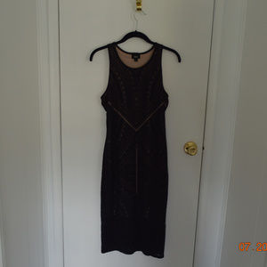 Lace overlay Dress, midi